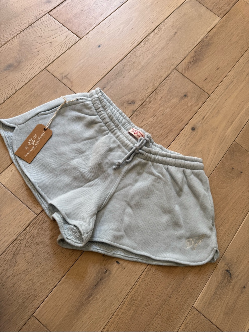 Women’s Athletic Drawstring Shorts - Light Sage